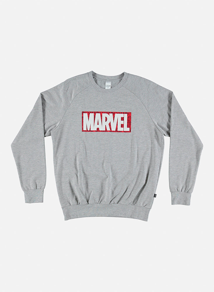 BUZO DE MARVEL GRIS  CERRADO PARA HOMBRE