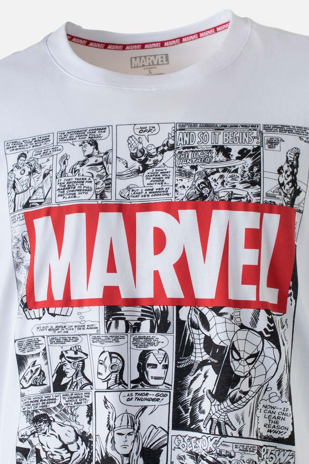 CAMISETA DE MARVEL REGULAR FIT PARA HOMBRE