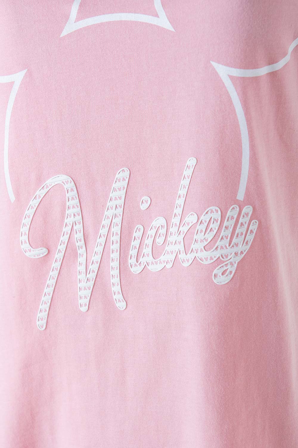 CAMISETA DE MICKEY MANGA CORTA ROSADA PARA MUJER