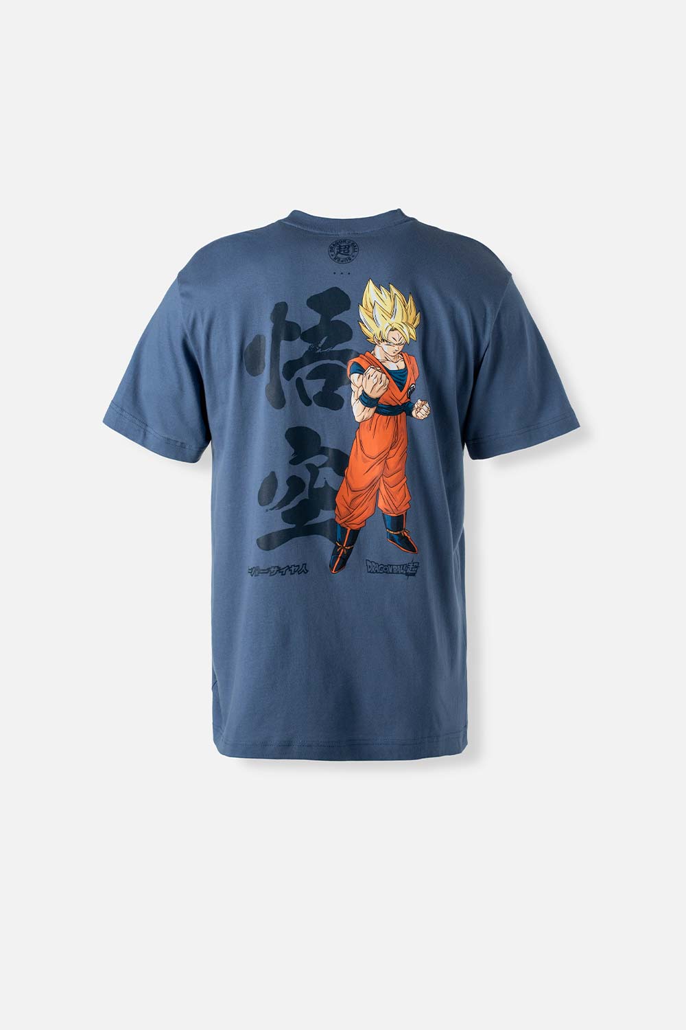 CAMISETA DE DRAGON BALL SUPER AZUL MANGA CORTA PARA HOMBRE