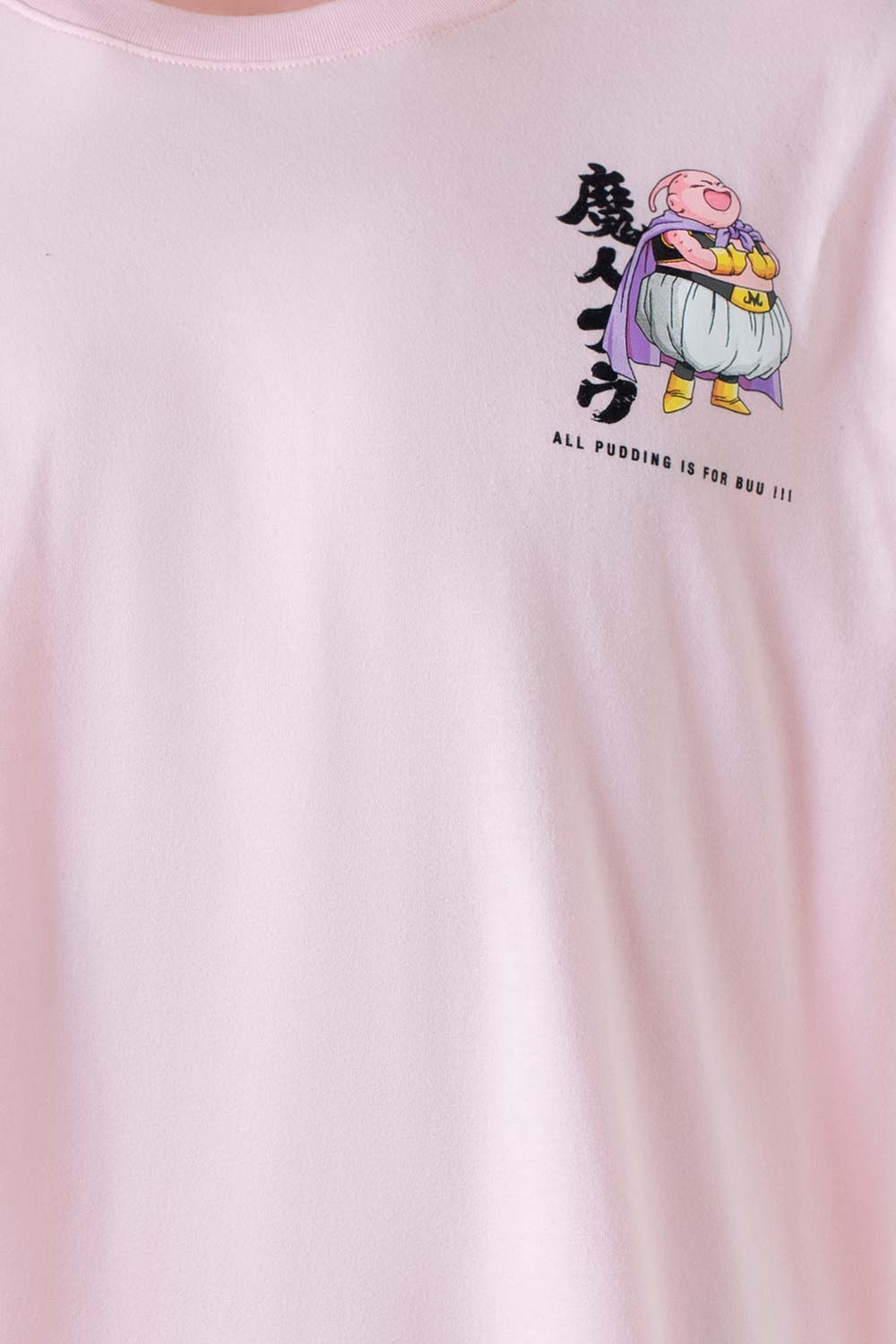 CAMISETA DE DRAGON BALL  SUPER ROSADA MANGA CORTA PARA HOMBRE