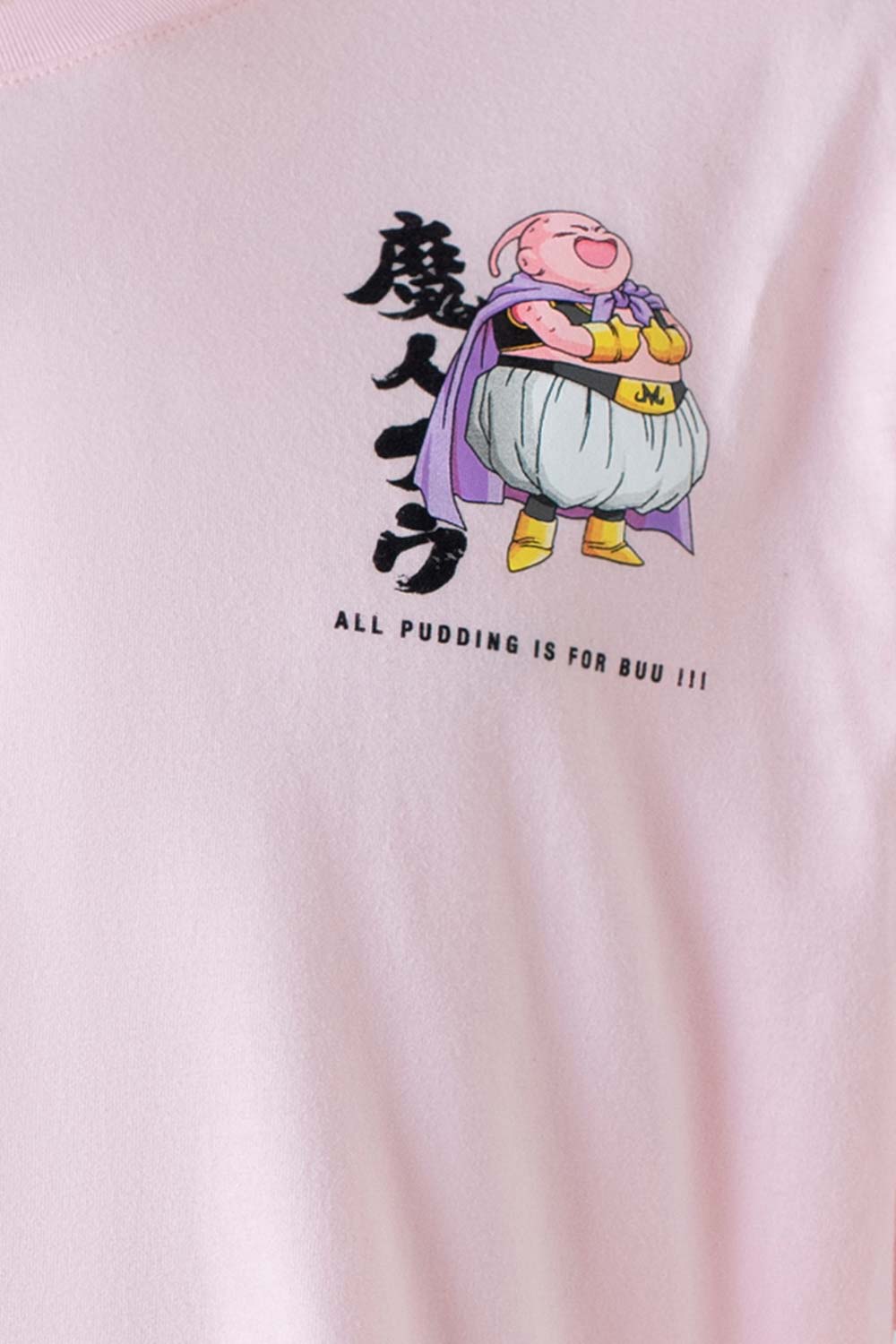 CAMISETA DE DRAGON BALL  SUPER ROSADA MANGA CORTA PARA HOMBRE