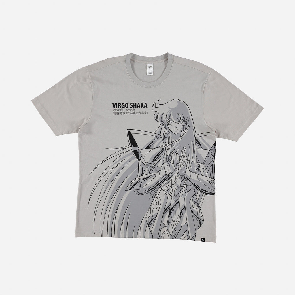 CAMISETA DE HOMBRE, MANGA CORTA REGULAR FIT GRIS DE ANIME