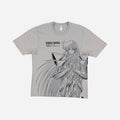 CAMISETA DE HOMBRE, MANGA CORTA REGULAR FIT GRIS DE ANIME