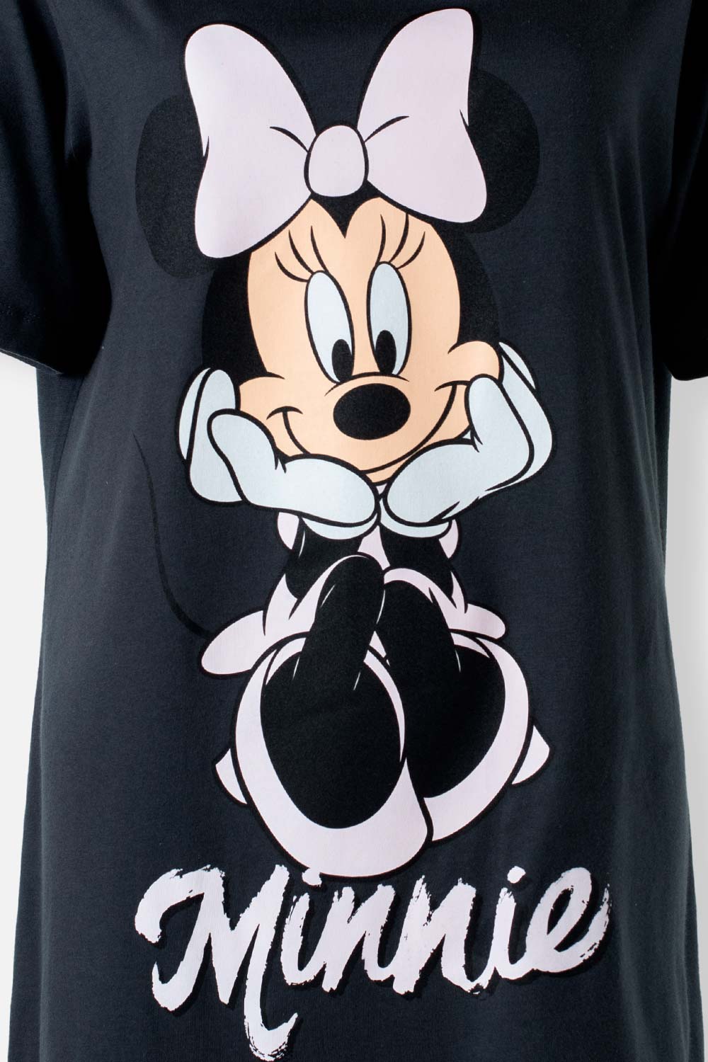 PIJAMA DE MINNIE MOUSE TIPO BATOLA GRIS PARA MUJER