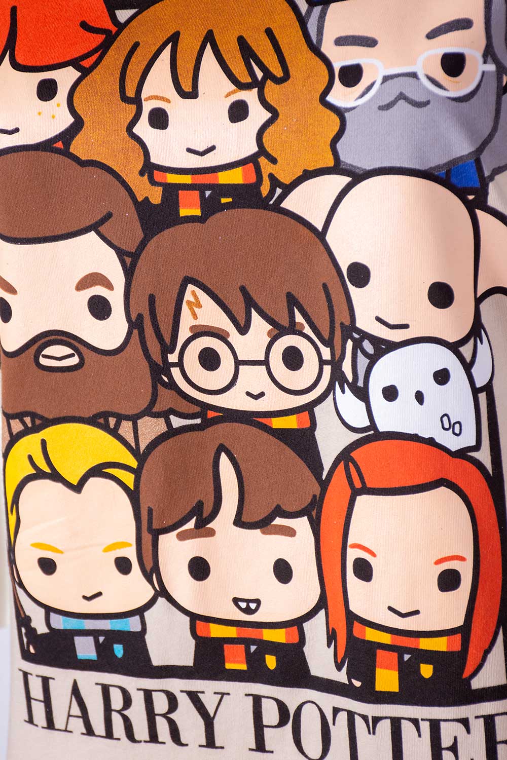 CAMISETA DE HARRY POTTER CAQUI MANGA CORTA PARA MUJER