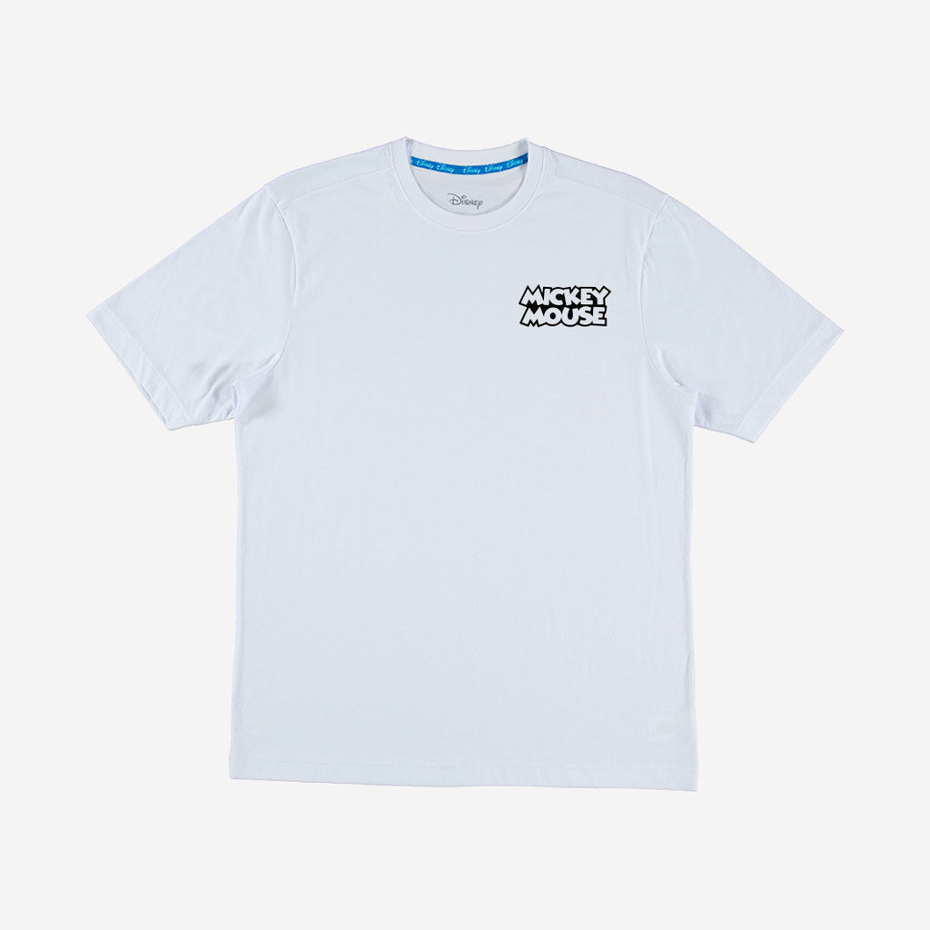 CAMISETA DE MICKEY MOUSE MANGA CORTA BLANCA PARA HOMBRE