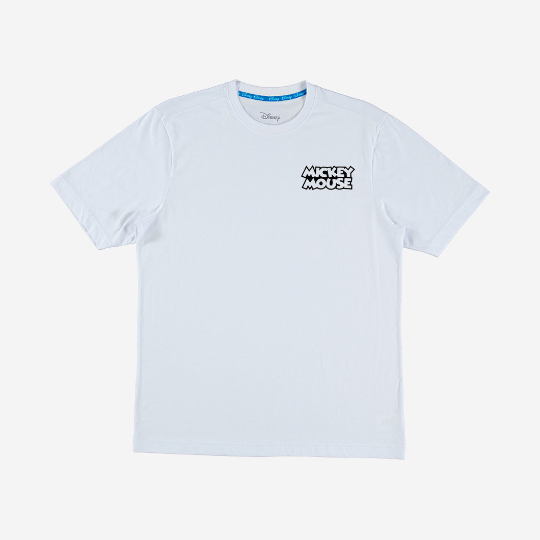 CAMISETA DE MICKEY MOUSE MANGA CORTA BLANCA PARA HOMBRE