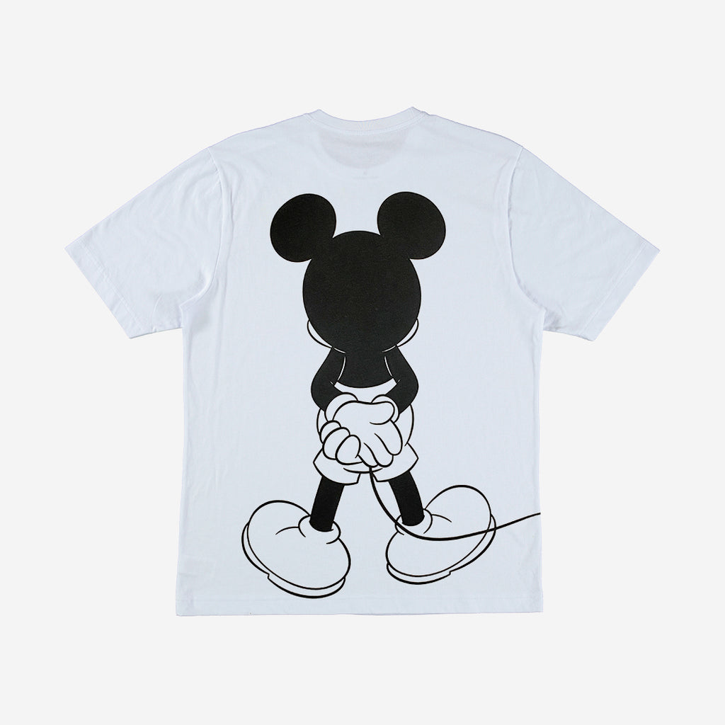 CAMISETA DE MICKEY MOUSE MANGA CORTA BLANCA PARA HOMBRE