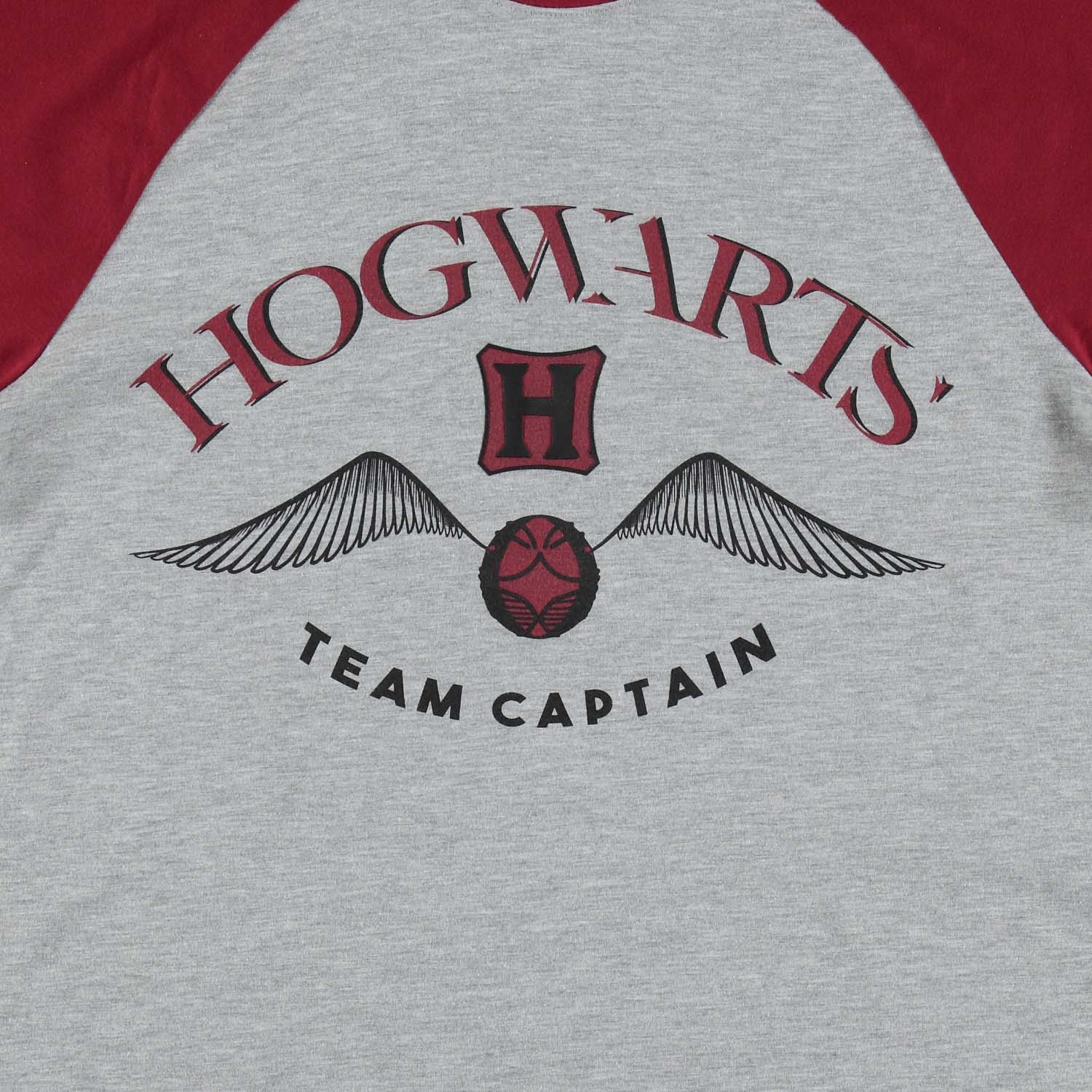 CAMISETA DE HARRY POTTER MANGA 3/4 GRIS PARA HOMBRE