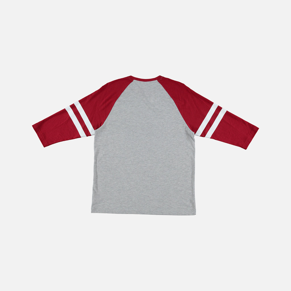CAMISETA DE HARRY POTTER MANGA 3/4 GRIS PARA HOMBRE