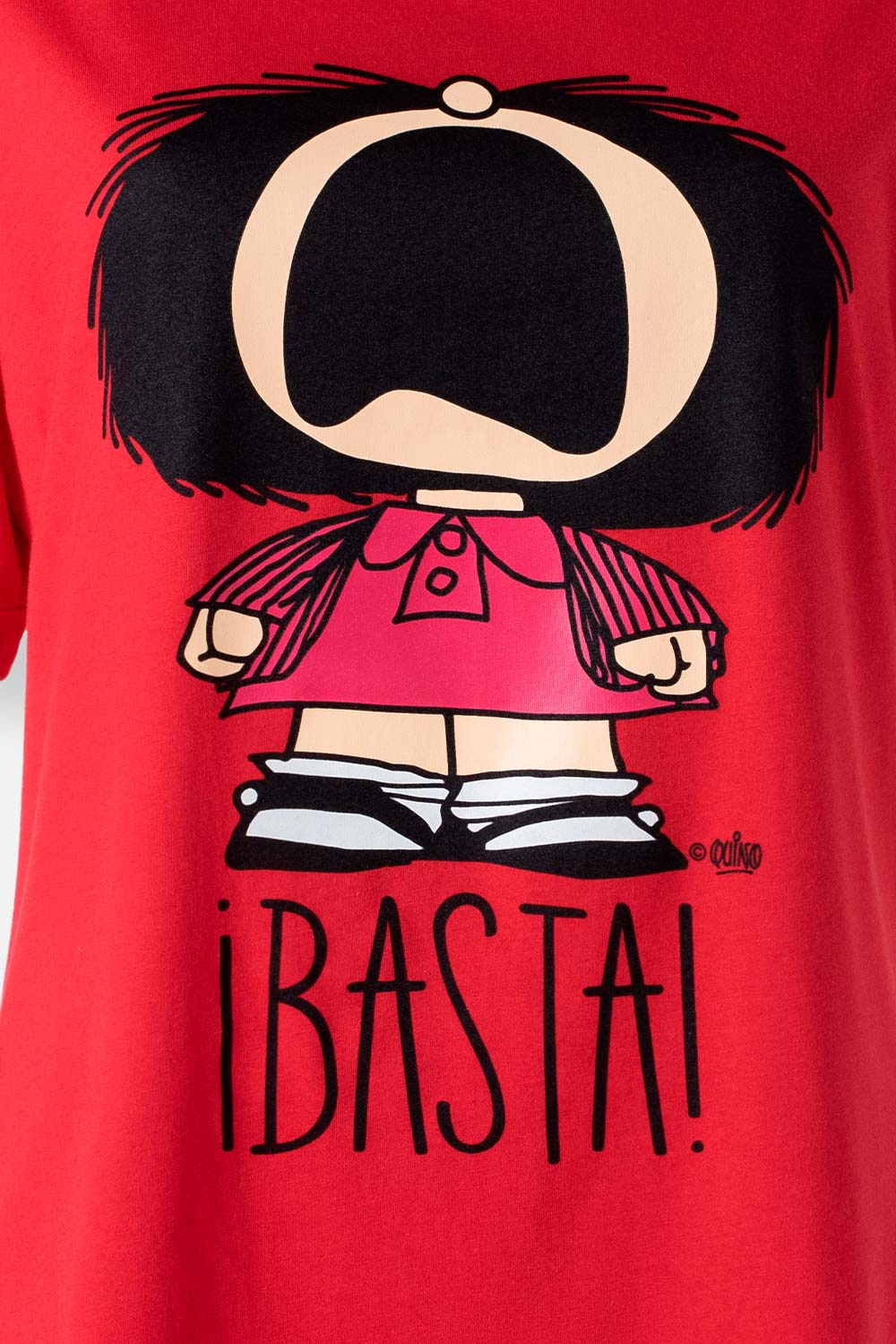 PIJAMA DE MAFALDA TIPO BATOLA ROJA PARA MUJER