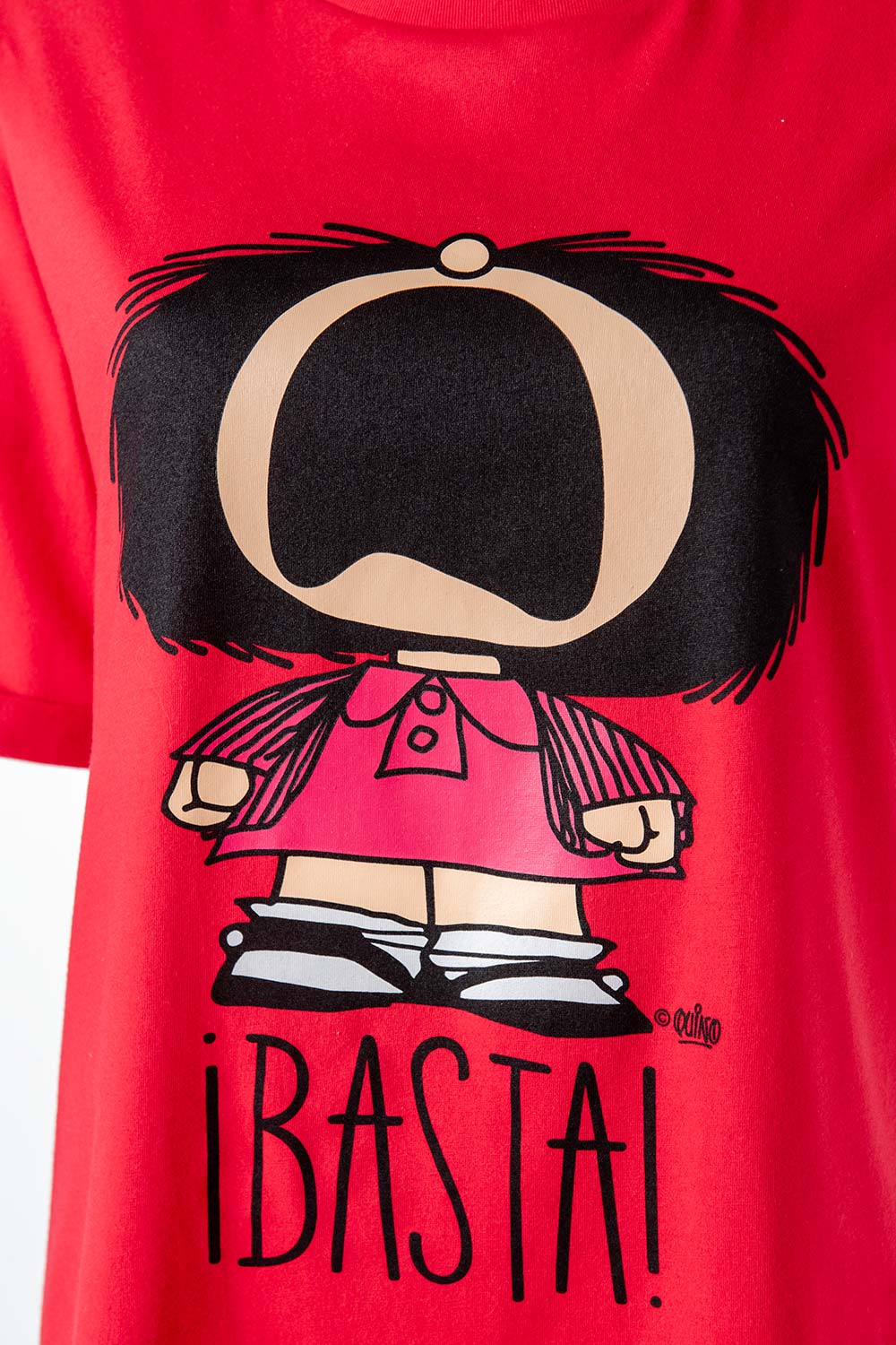 PIJAMA DE MAFALDA TIPO BATOLA ROJA PARA MUJER