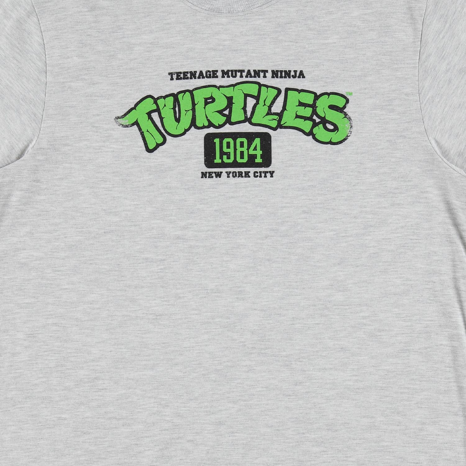 PIJAMA DE LAS TORTUGAS NINJA DE PANTALÓN CORTO GRIS Y NEGRA PARA HOMBRE