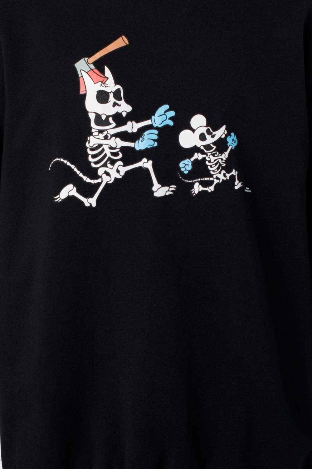 BUZO DE LOS SIMPSON CERRADO NEGRO PARA HOMBRE