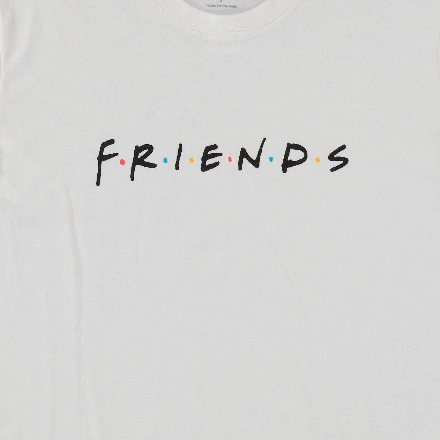 PIJAMA DE FRIENDS DE PANTALÓN CORTO MARFIL PARA MUJER