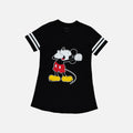 PIJAMA DE MICKEY MOUSE TIPO BATOLA NEGRA PARA MUJER