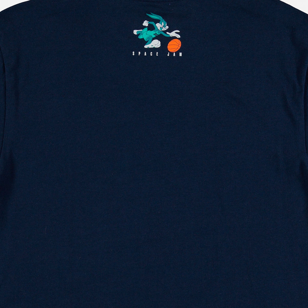 CAMISETA DE SPACE JAM AZUL MANGA CORTA PARA HOMBRE