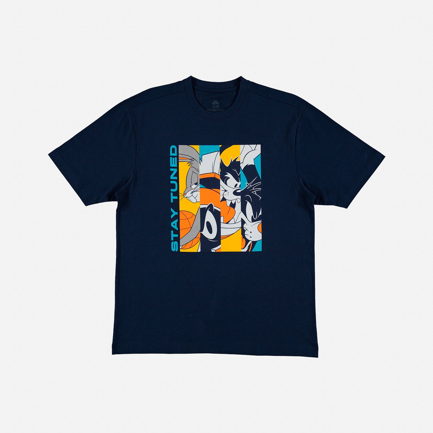 CAMISETA DE SPACE JAM AZUL MANGA CORTA PARA HOMBRE