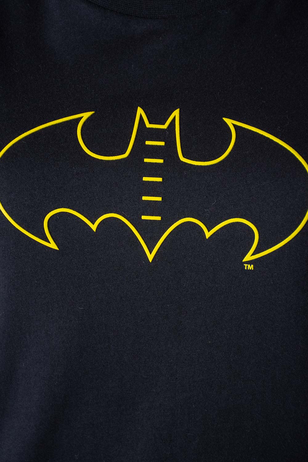 CAMISETA DE BATMAN MANGA CORTA NEGRA DE MUJER