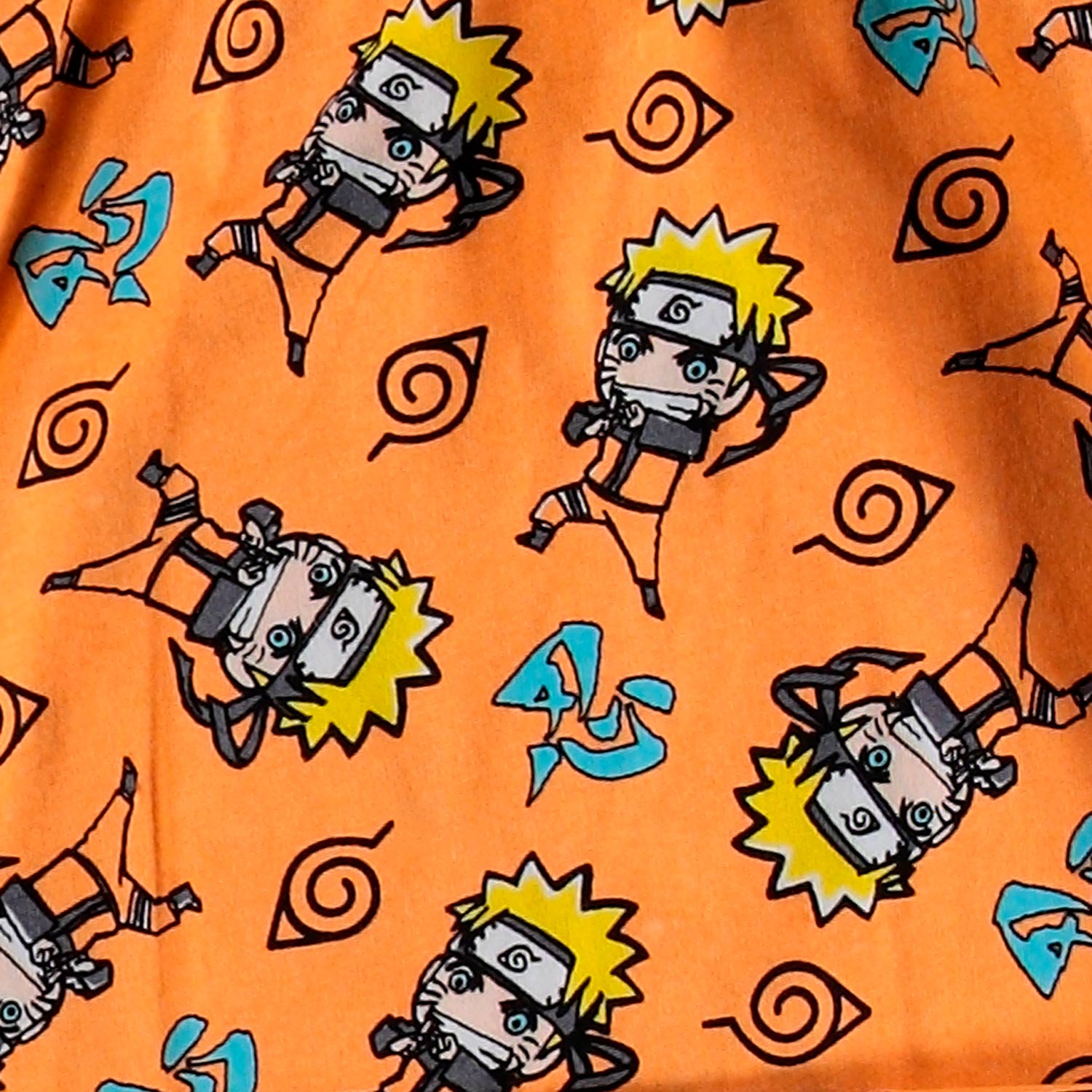 PIJAMA DE NARUTO DE PANTALÓN LARGO BLANCA Y NARANJA PARA MUJER