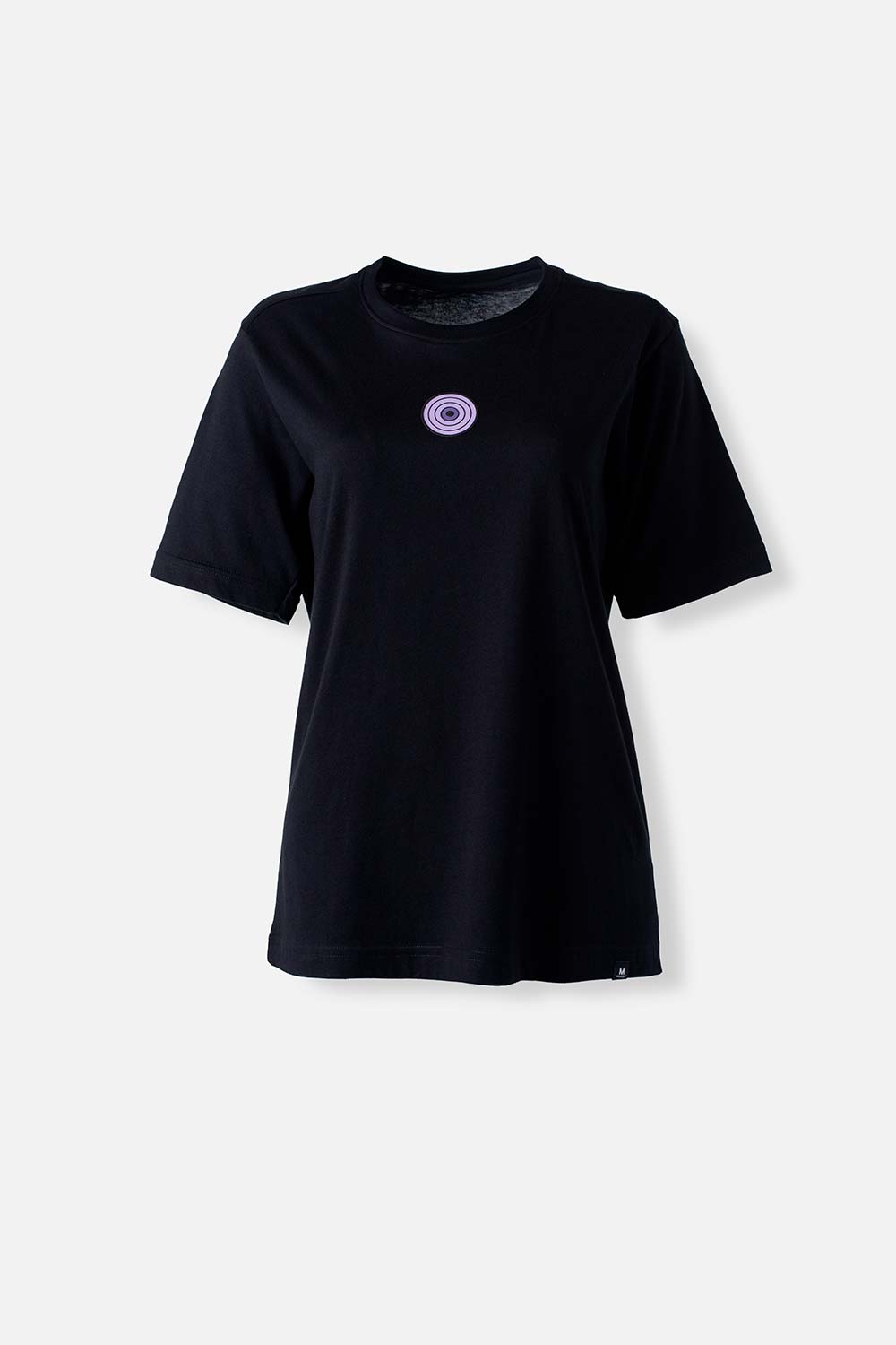 CAMISETA DE NARUTO NEGRA MANGA CORTA PARA MUJER