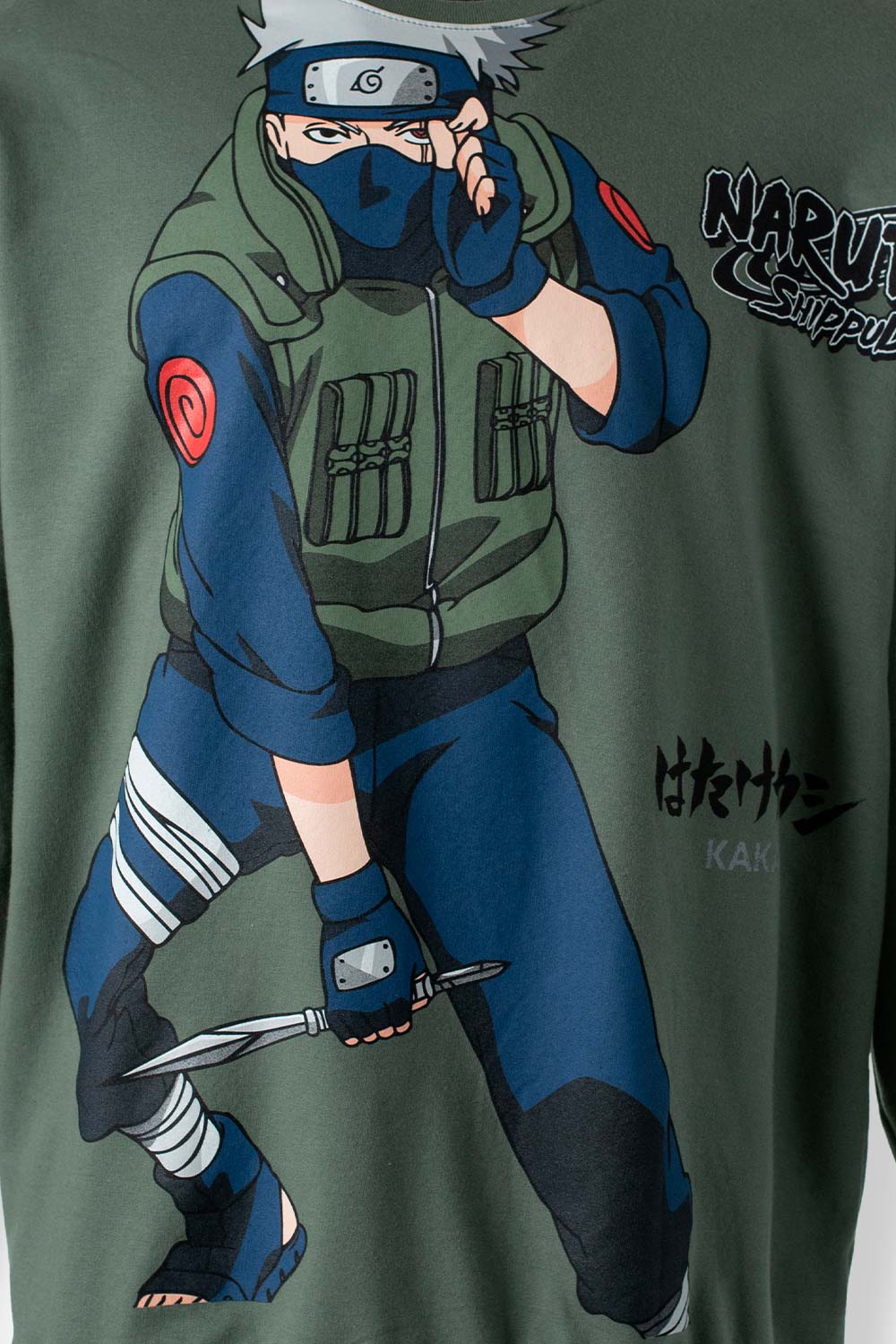 BUZO DE NARUTO CERRADO VERDE PARA HOMBRE