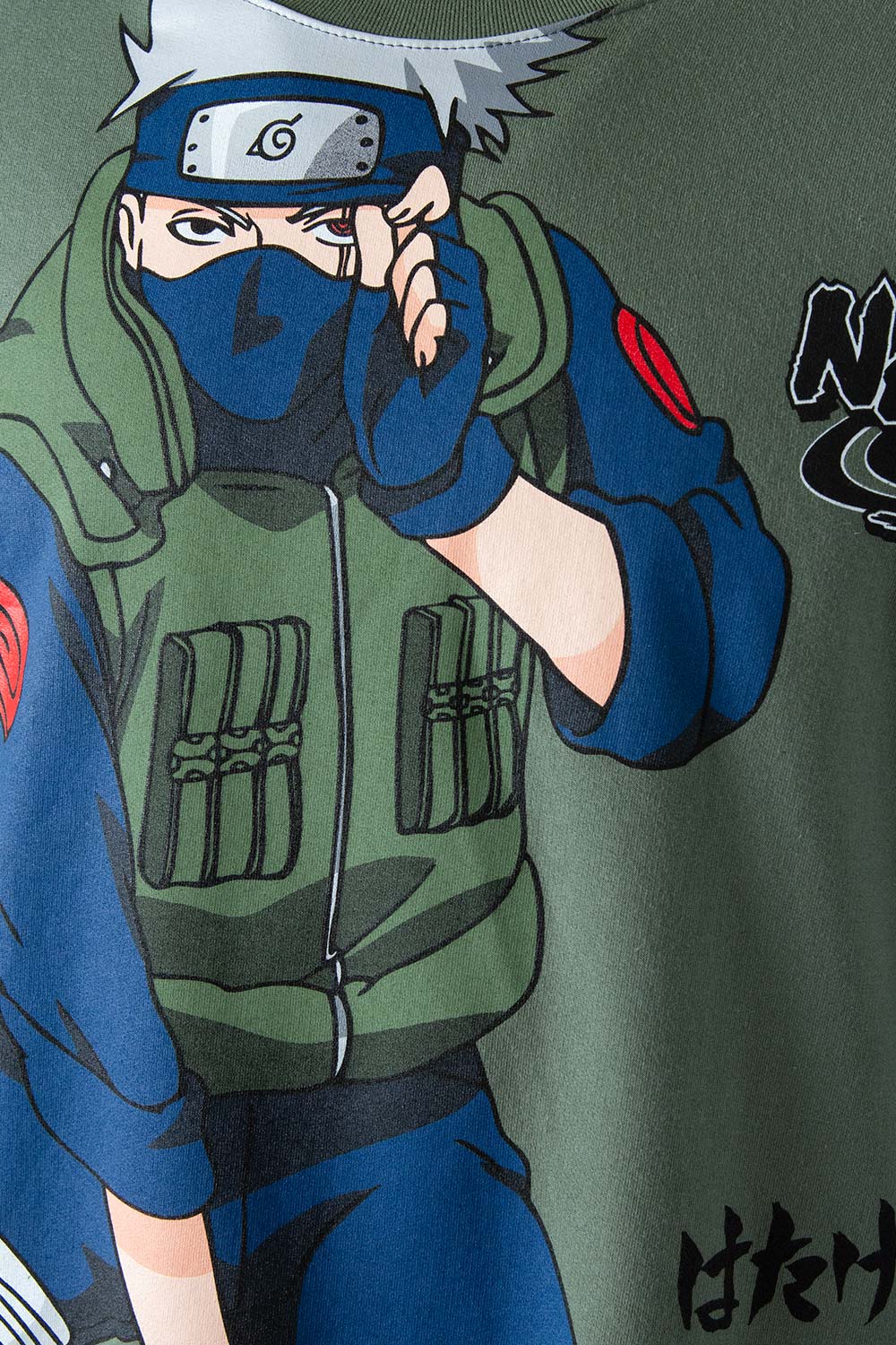 BUZO DE NARUTO CERRADO VERDE PARA HOMBRE
