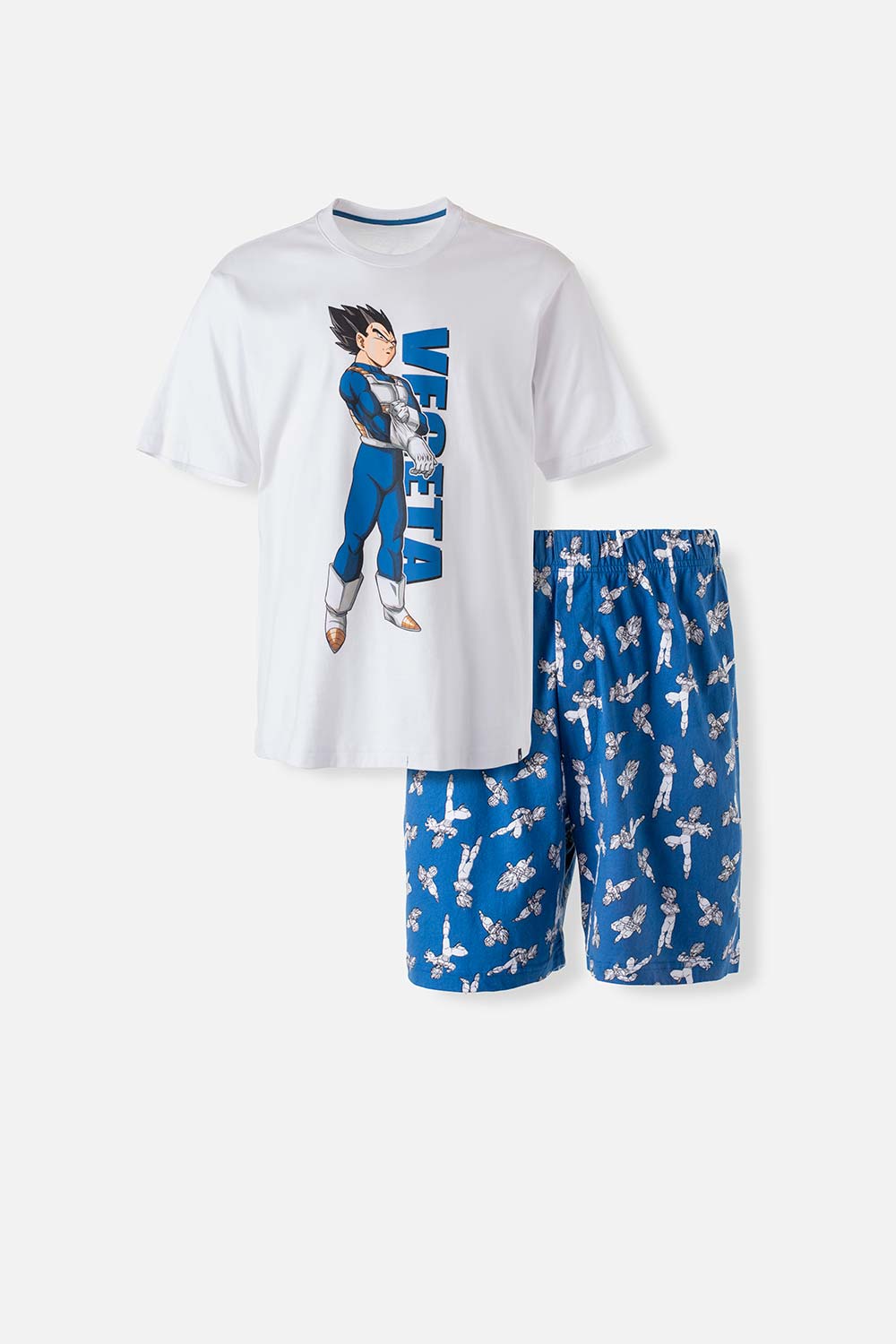 PIJAMA DRAGON BALL Z CON PANTALON CORTO PARA HOMBRE