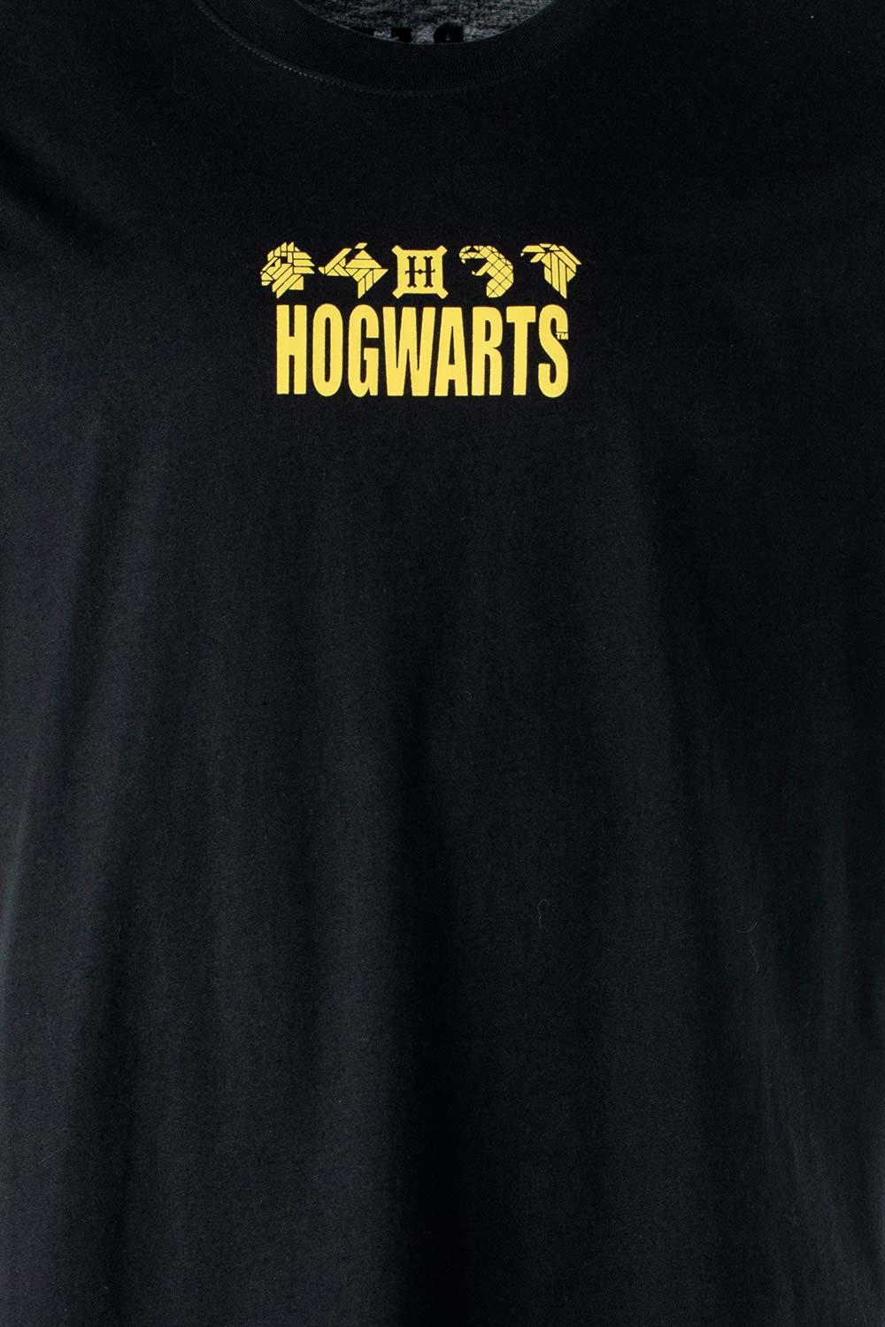CAMISETA DE HARRY POTTER NEGRA MANGA CORTA PARA HOMBRE