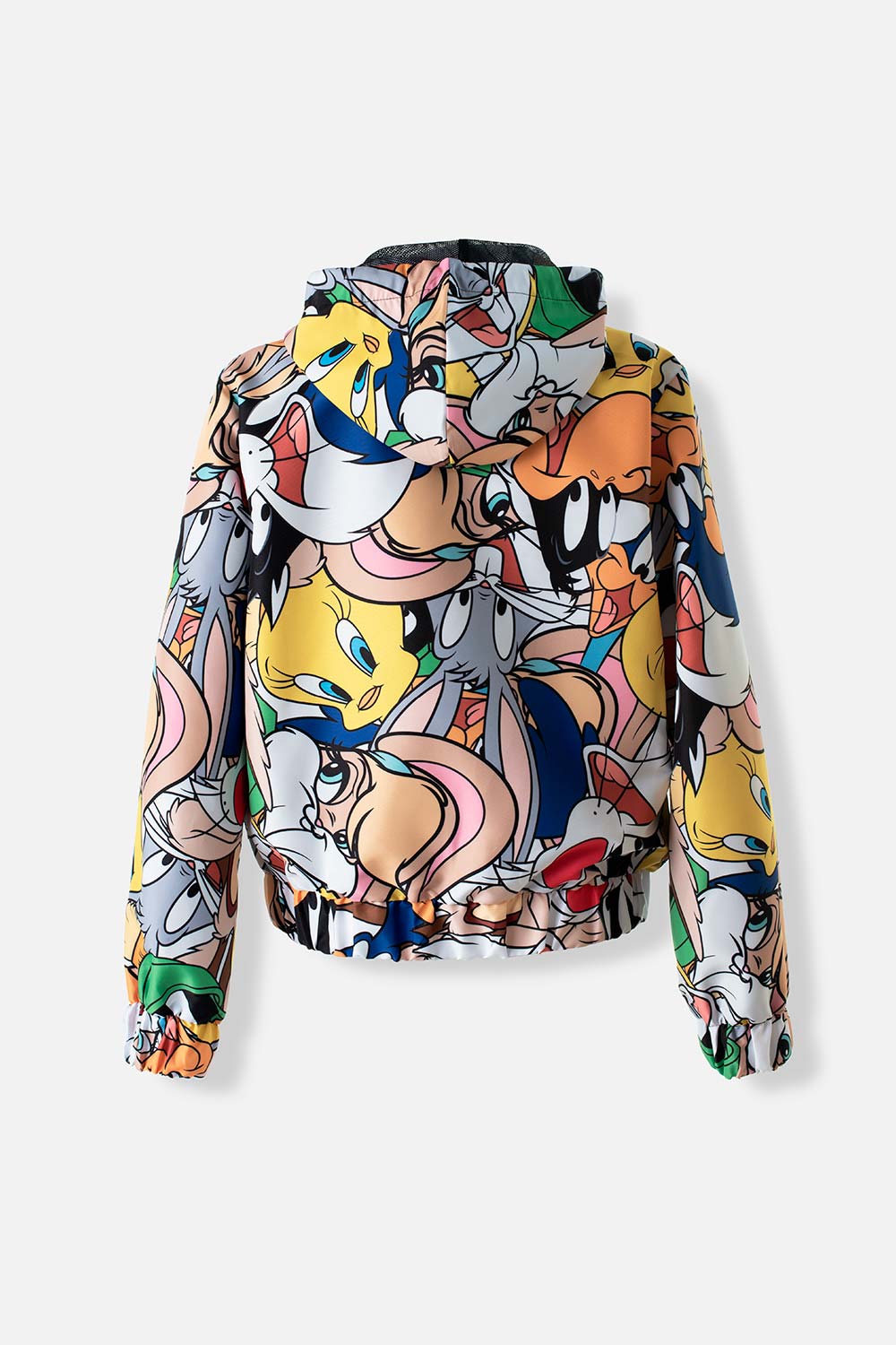CHAQUETA DE LOS LOONEY TUNES CON CAPUCHA MULTICOLOR PARA MUJER