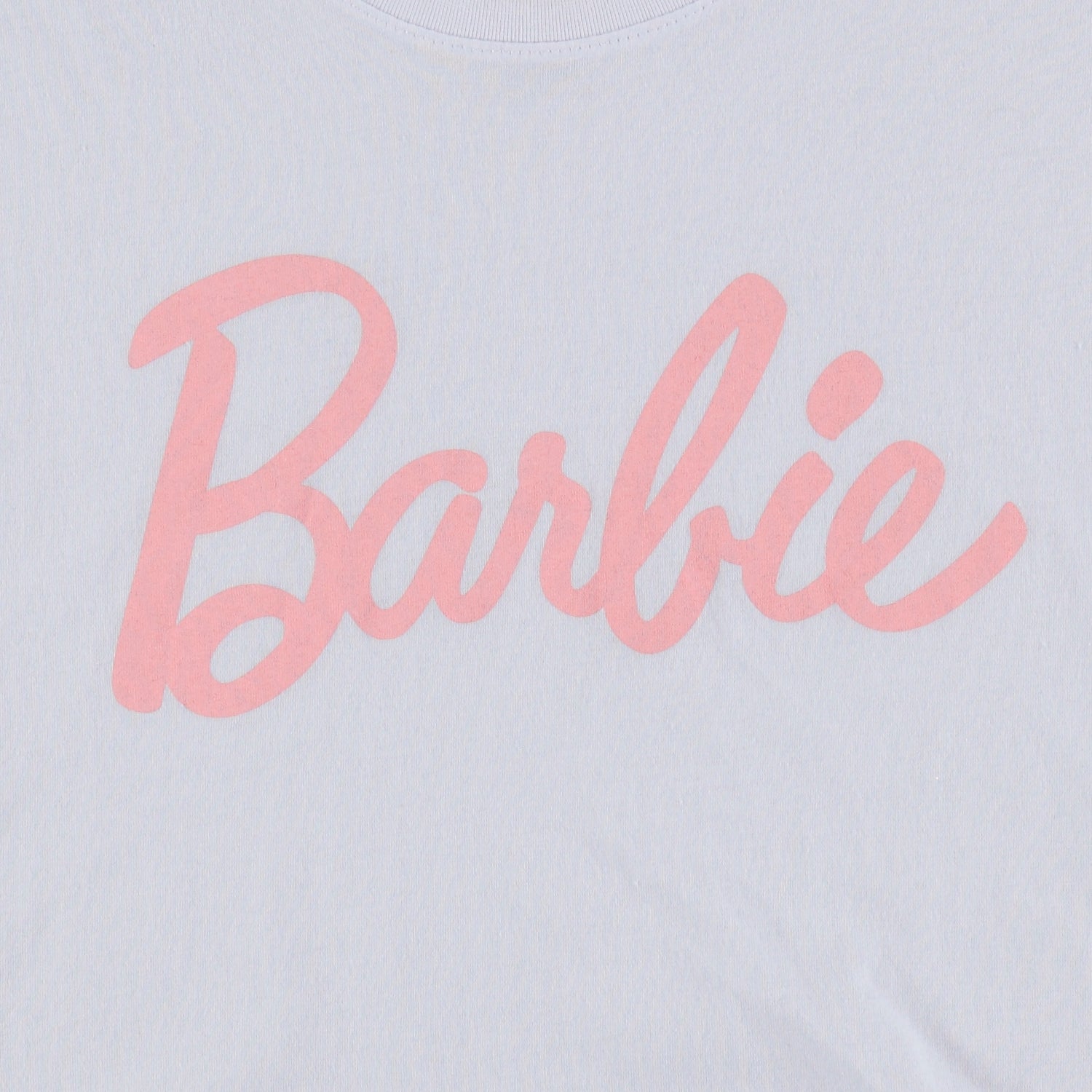 CAMISETA DE BARBIE OVERSIZE MANGA CORTA BLANCA PARA MUJER