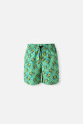 PANTALONETA DE BAÑO DE MANDALORIAN CON RESORTE VERDE PARA HOMBRE