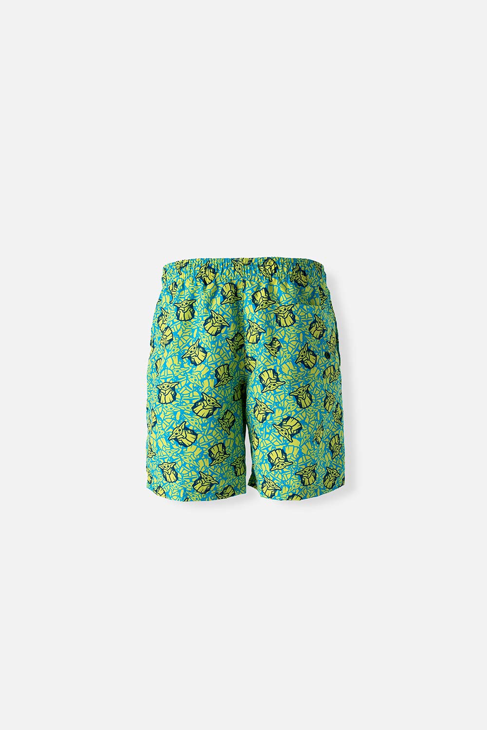 PANTALONETA DE BAÑO DE MANDALORIAN CON RESORTE VERDE PARA HOMBRE