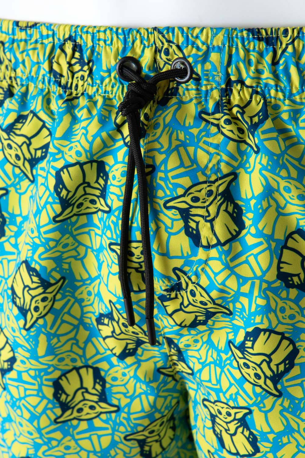PANTALONETA DE BAÑO DE MANDALORIAN CON RESORTE VERDE PARA HOMBRE