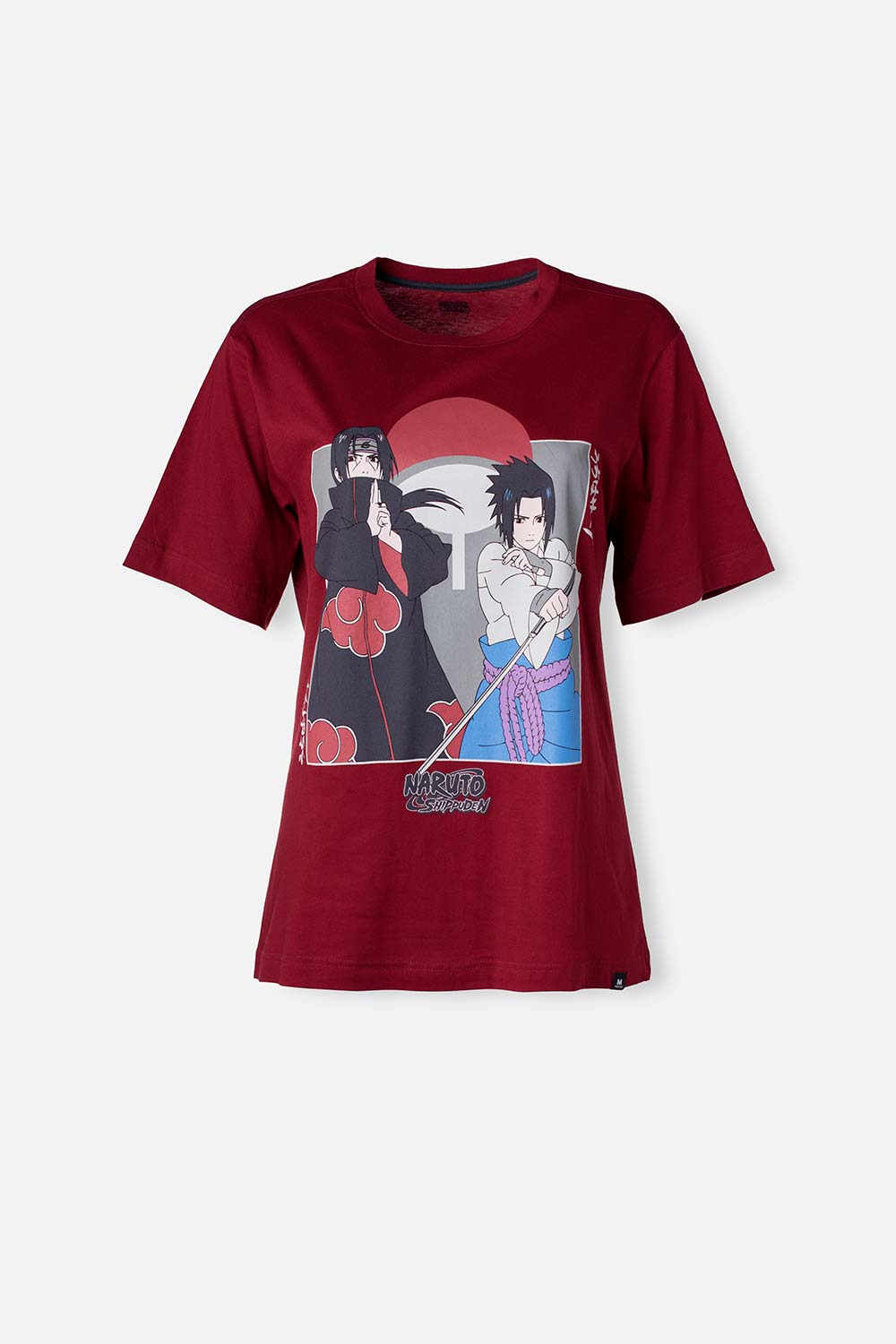 CAMISETA DE NARUTO VINOTINTO MANGA CORTA PARA MUJER