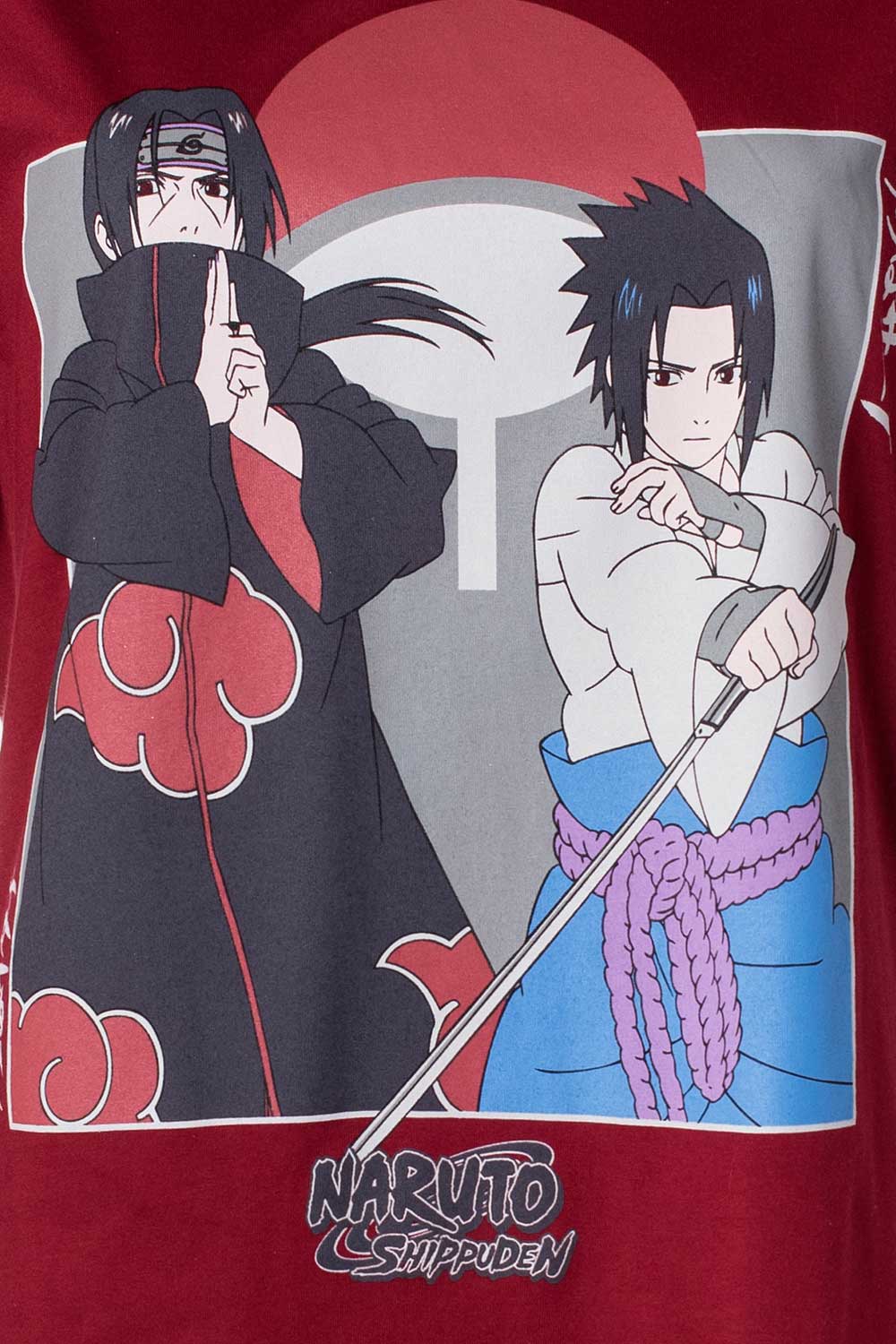CAMISETA DE NARUTO VINOTINTO MANGA CORTA PARA MUJER