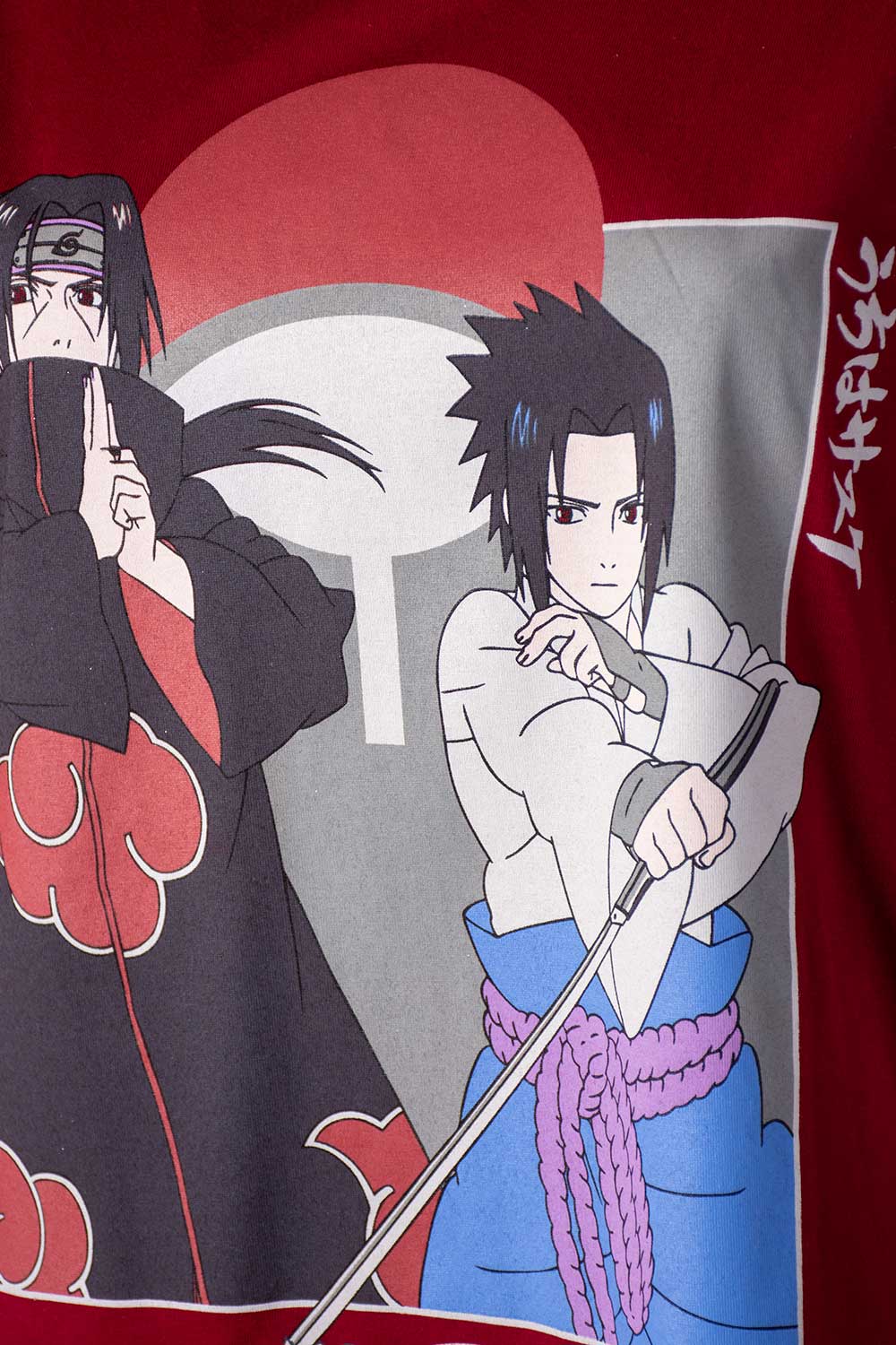 CAMISETA DE NARUTO VINOTINTO MANGA CORTA PARA MUJER