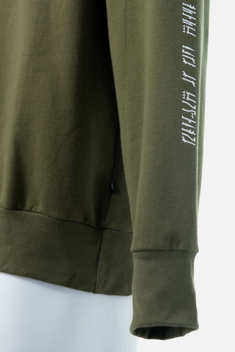 BUZO DE MANDALORIAN ESTAMPADO VERDE MILITAR PARA HOMBRE