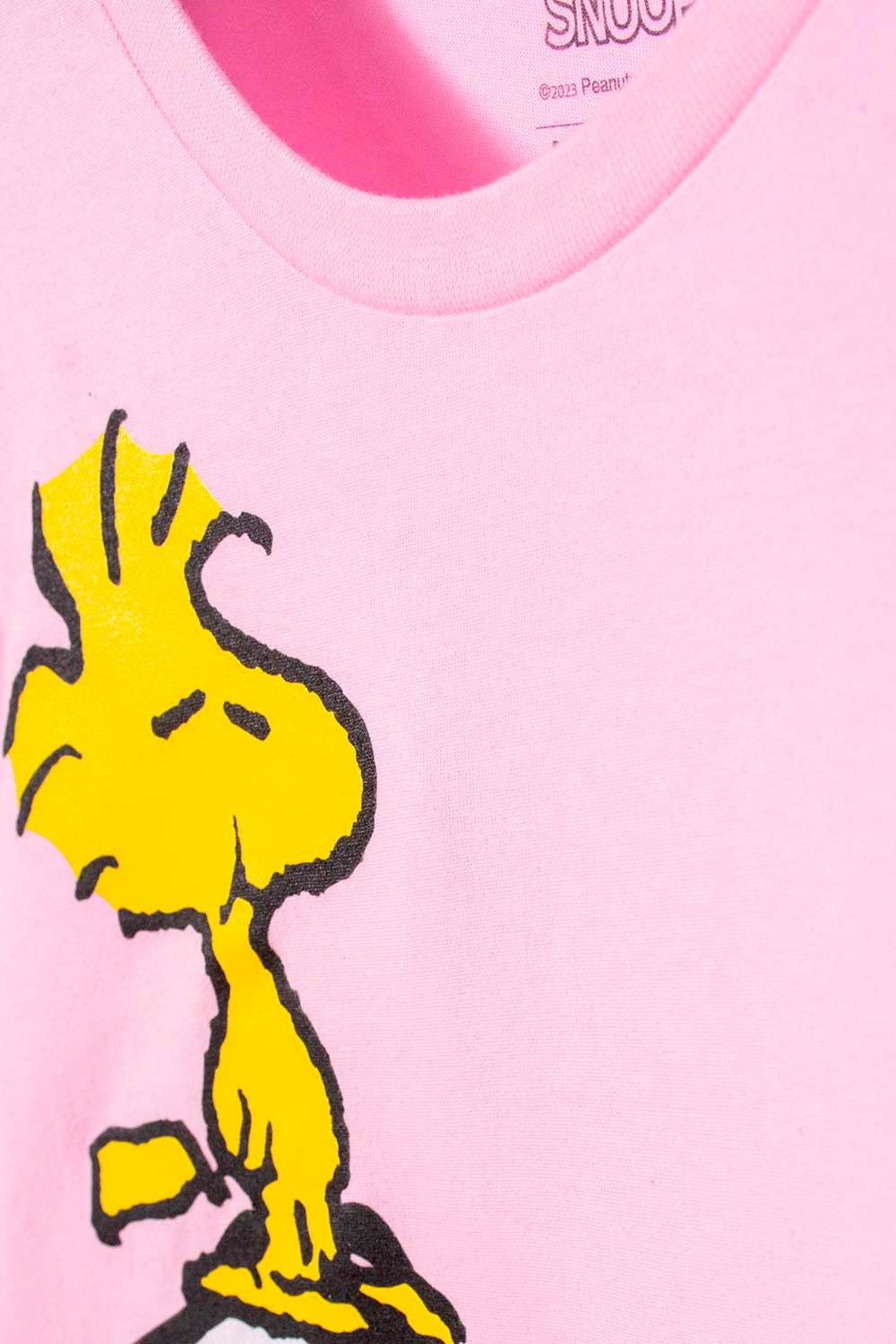 PIJAMA DE SNOOPY CON PANTALÓN LARGO ROSADA PARA MUJER