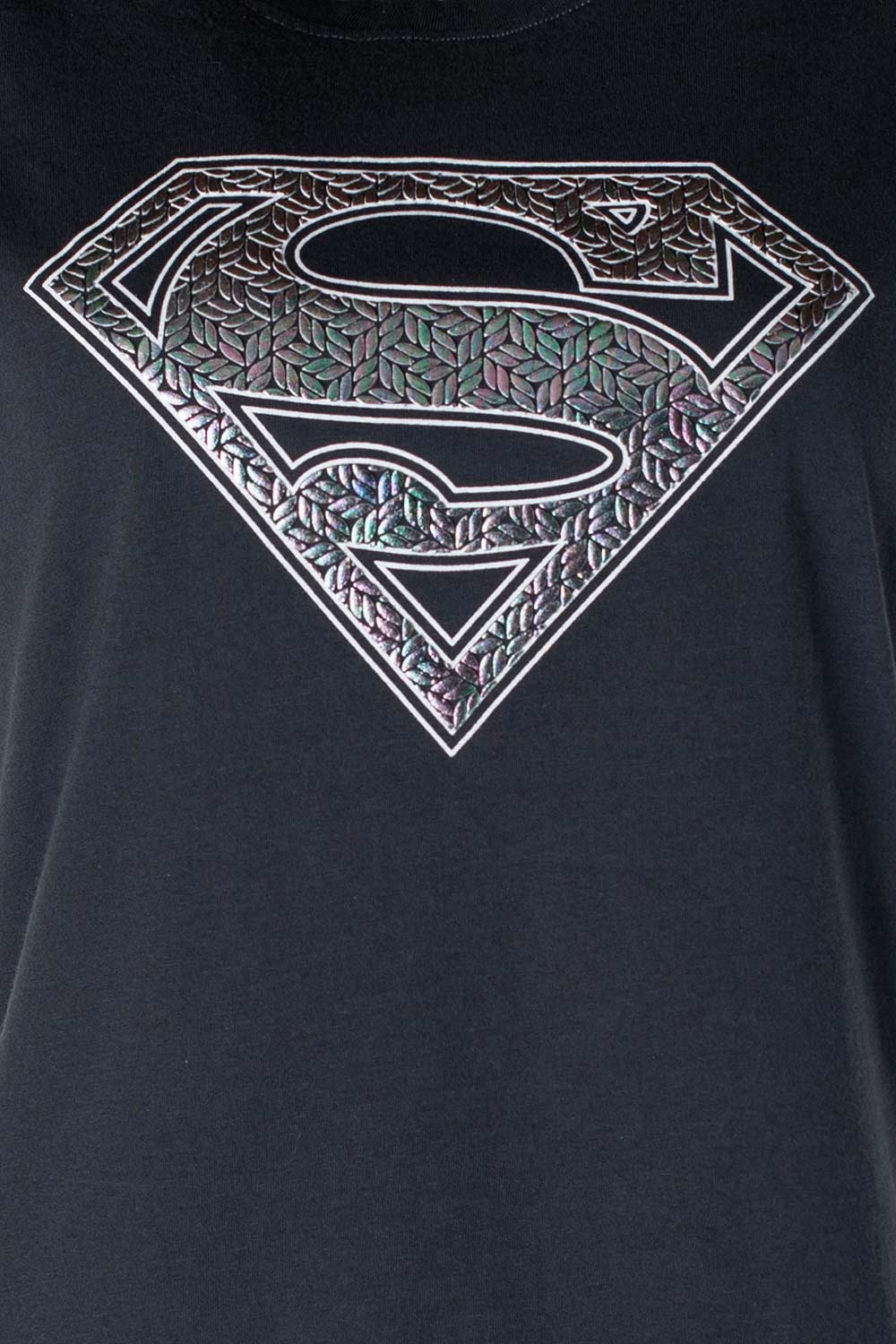 CAMISETA DE SUPERMAN SLIM FIT PARA MUJER