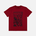CAMISETA DE MARVEL MANGA CORTA VINOTINTO PARA HOMBRE
