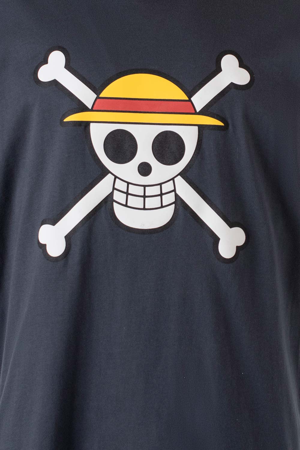 CAMISETA DE ONE PIECE MANGA CORTA GRIS PARA HOMBRE