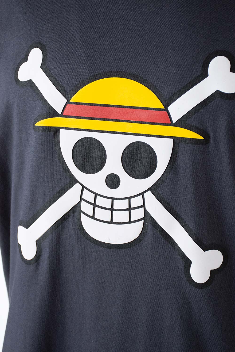 CAMISETA DE ONE PIECE MANGA CORTA GRIS PARA HOMBRE