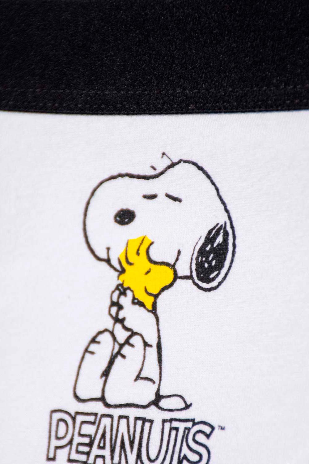 PACK X2 PANTIES DE SNOOPY CON CINTURA ELÁSTICA BLANCO Y CAQUI PARA MUJER