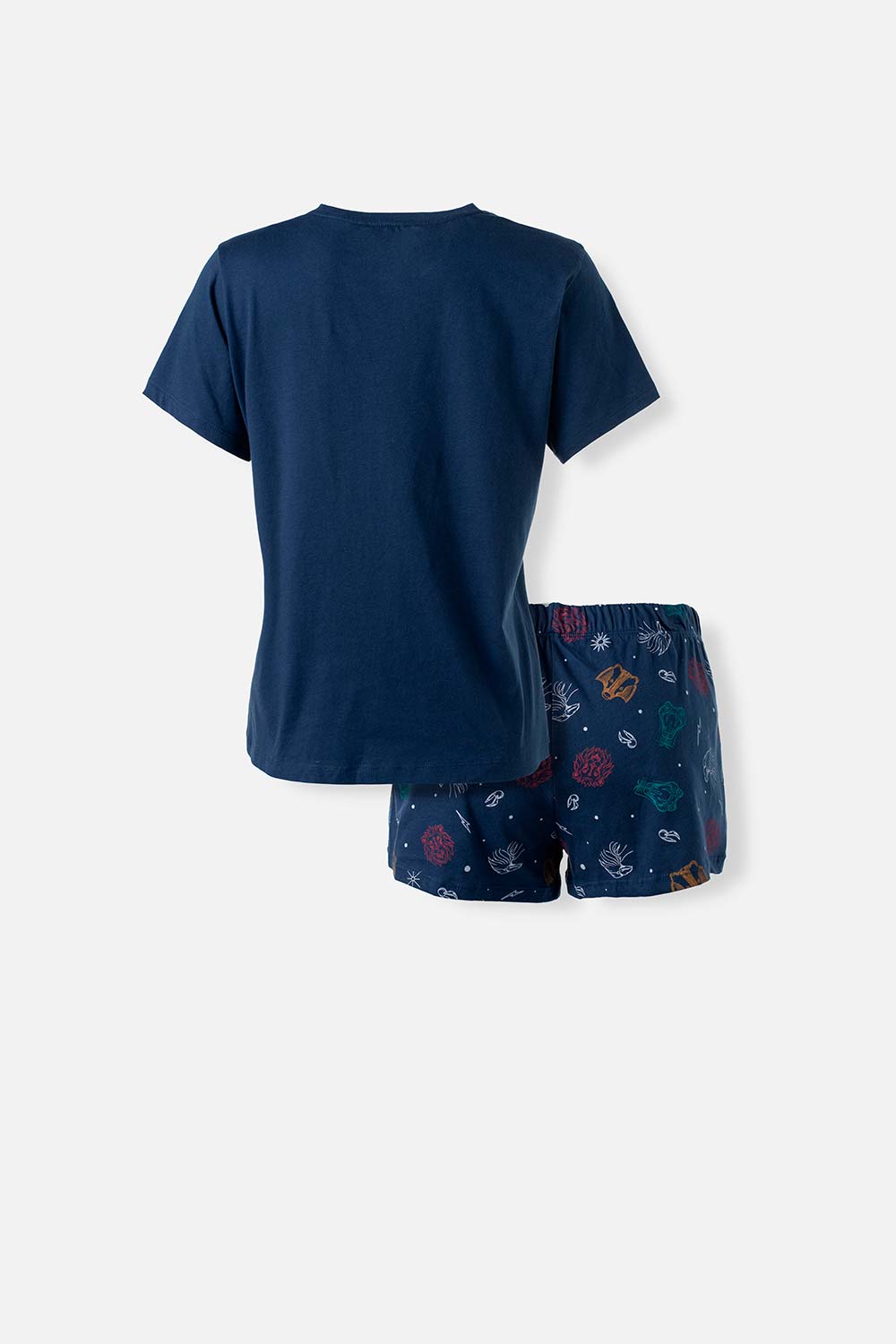 PIJAMA DE HARRY POTTER DE PANTALÓN CORTO AZUL PARA MUJER