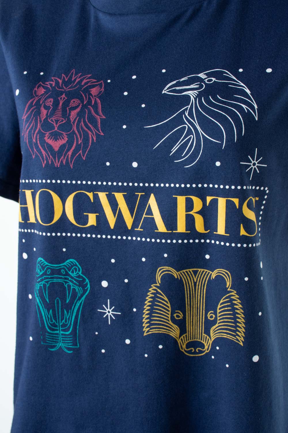 PIJAMA DE HARRY POTTER DE PANTALÓN CORTO AZUL PARA MUJER