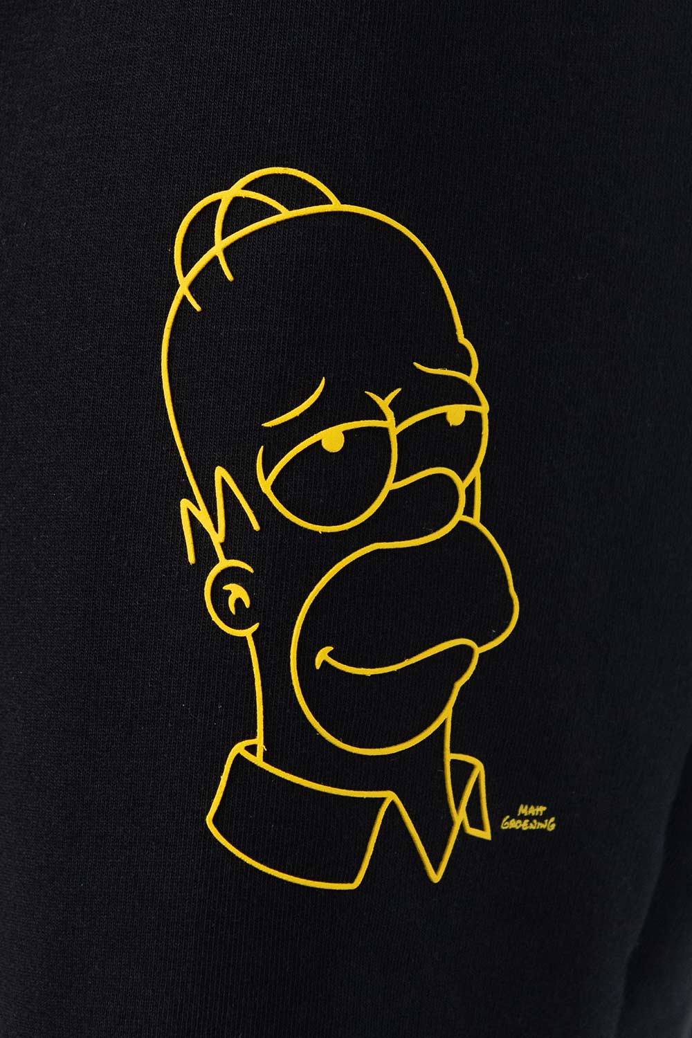 BERMUDA DE LOS SIMPSON NEGRA CON ESTAMPADO PARA HOMBRE