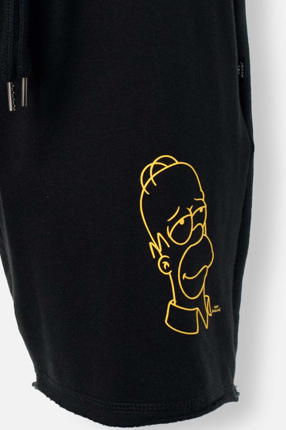BERMUDA DE LOS SIMPSON NEGRA CON ESTAMPADO PARA HOMBRE