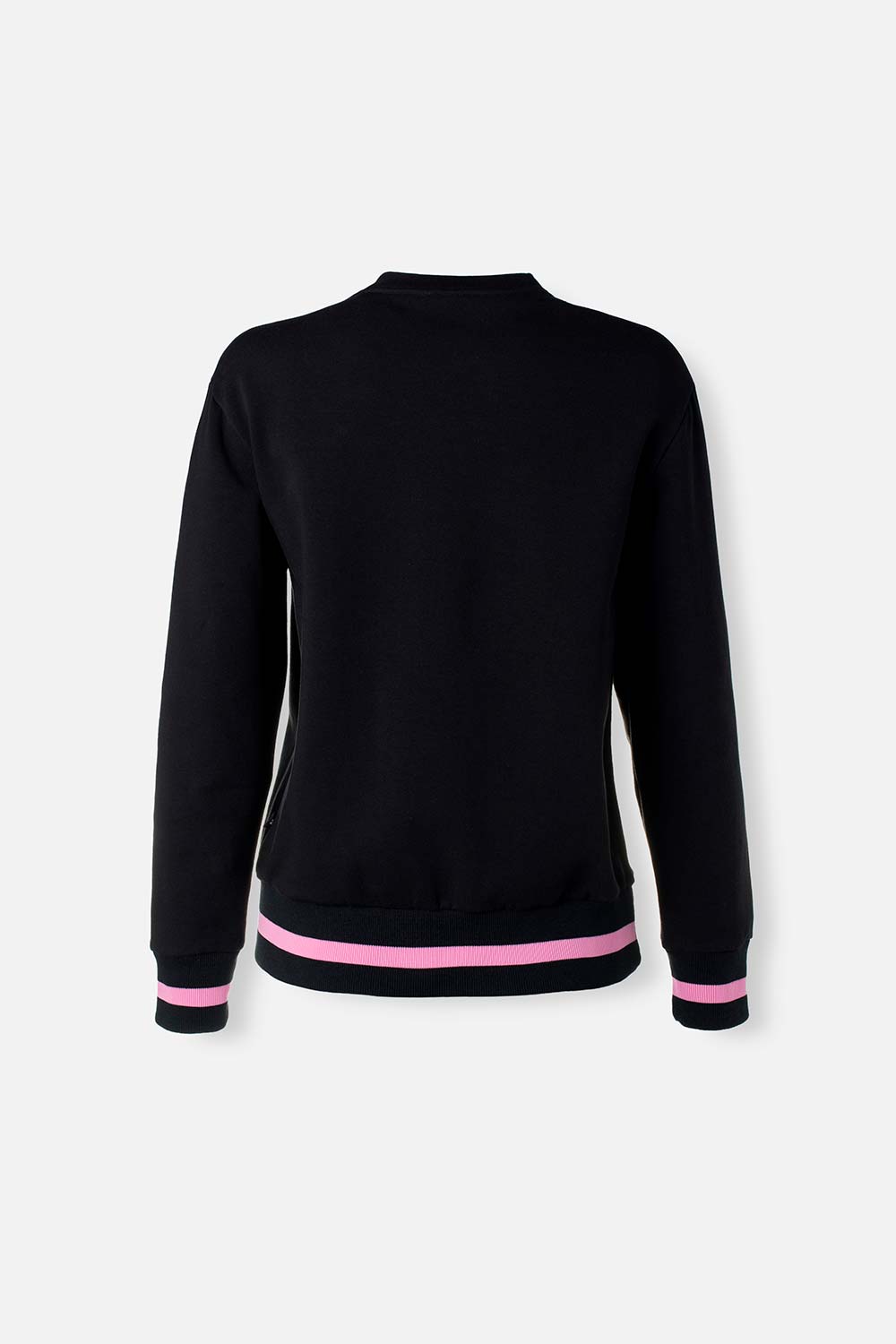 BUZO DE BARBIE NEGRO CERRADO PARA MUJER